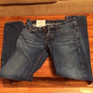 Hollister jeans, like new have been worn twice.